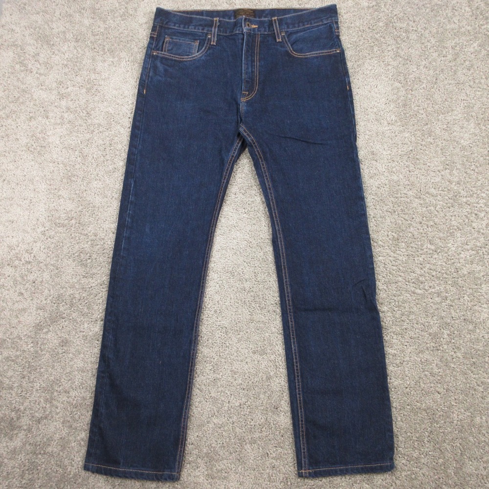 C.C. Filson Jeans Mens 34x30  (Tag 34x34) Blue Indigo Outdoor Made In USA Denim